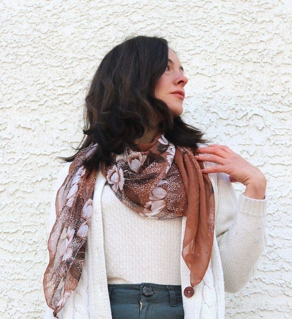 DIY Silk Scarf Tutorial — Salvage & Stitch by Best Crafts and DIY