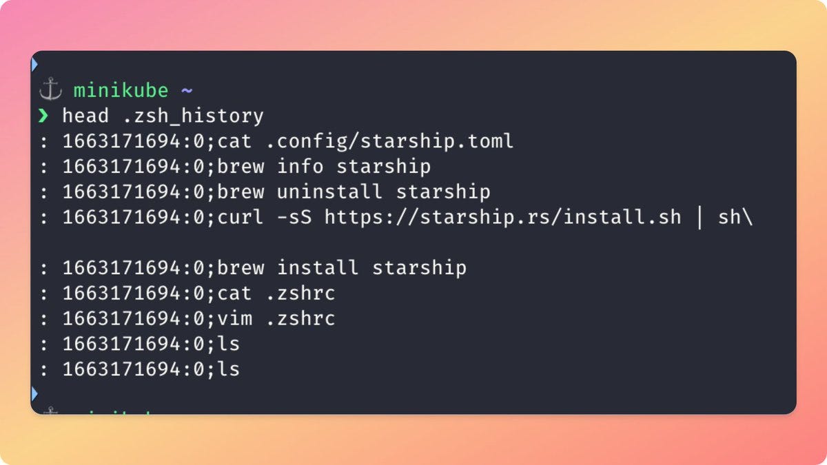ZSH History. Some cool Github projects, such as… by Mani Batra Jan