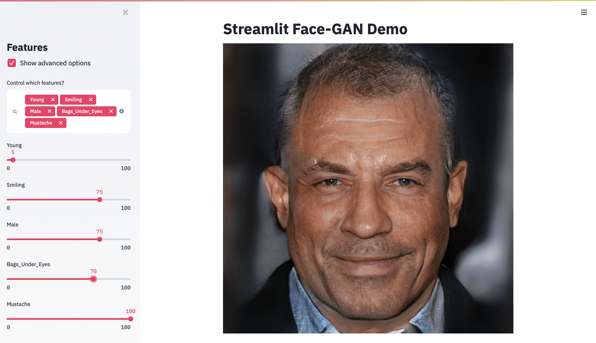Build an app to generate photorealistic faces using TensorFlow and