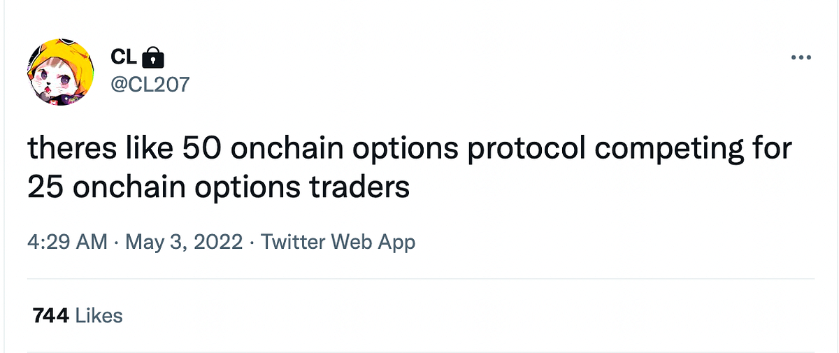 Overview DeFi Options Trading. Large institutional investors will not