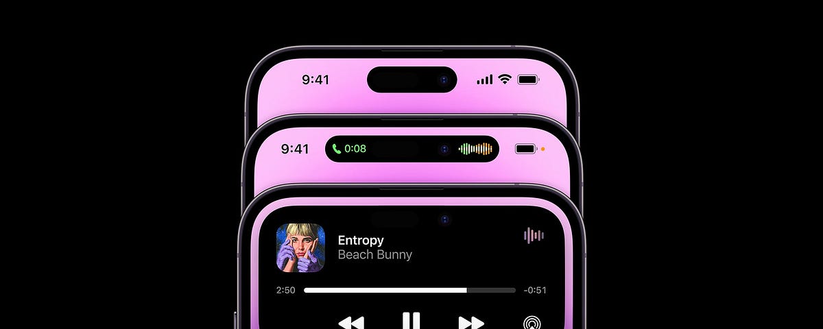 Designing for iPhone 14 Pro's Dynamic Island Medium