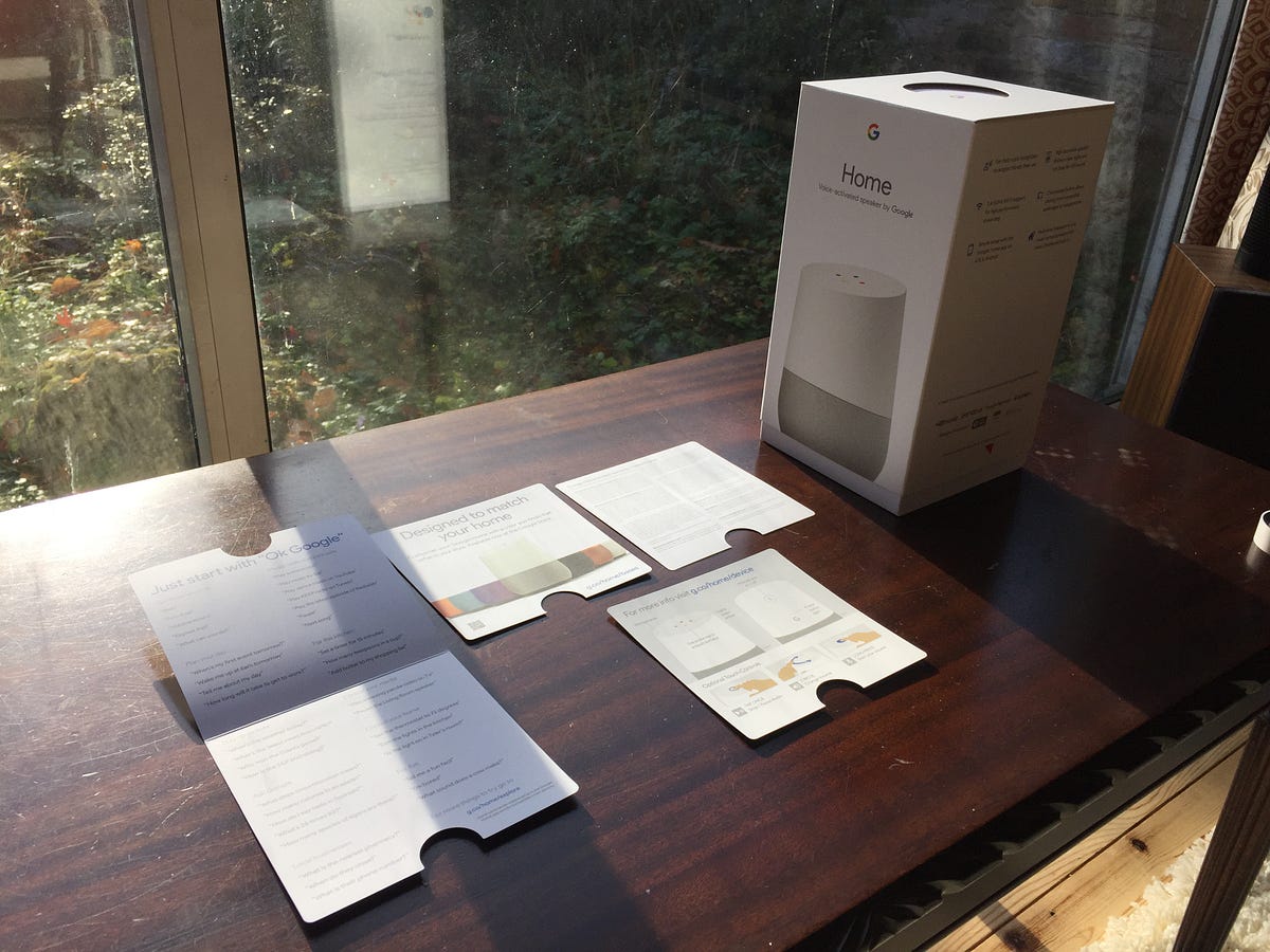 Google Home First Use in the UK. Google Home, the device which copies