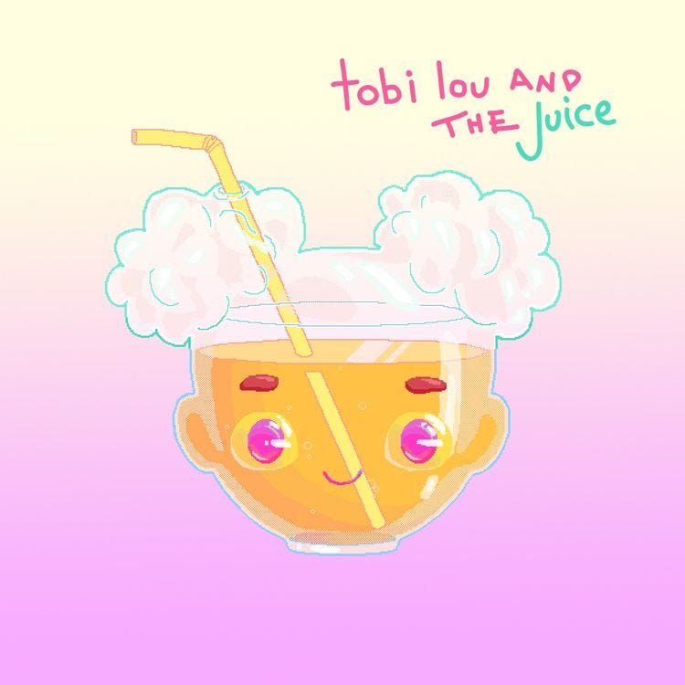 Listen to tobi lou’s newest EP ‘tobi lou and the Juice’ on Audiomack