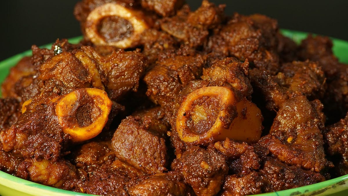Mutton Ghee Roast Mangalorean style Mutton Ghee Roast RecipeMutton