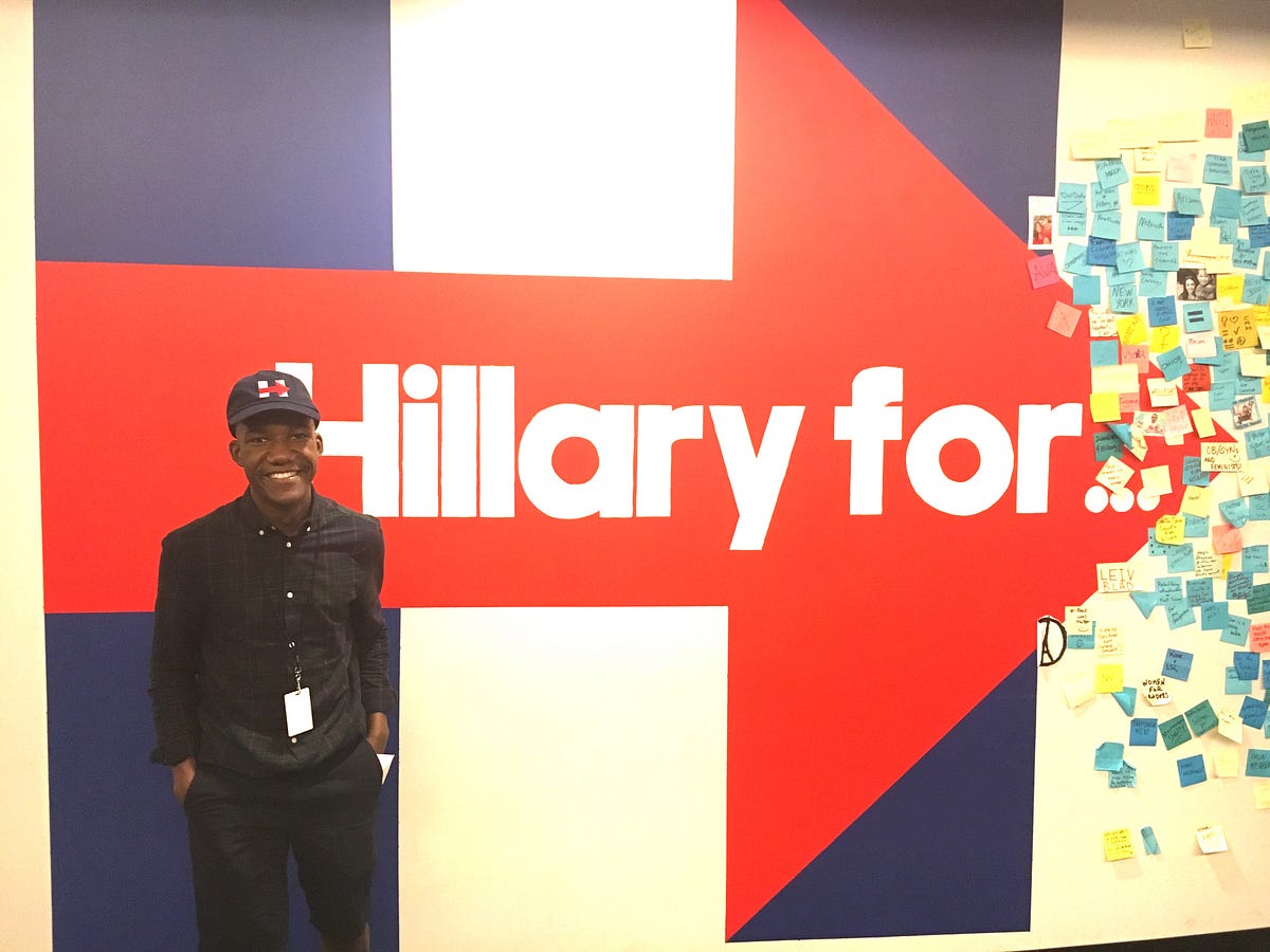Local Student Goodman Lepota Interns for Clinton’s Presidential