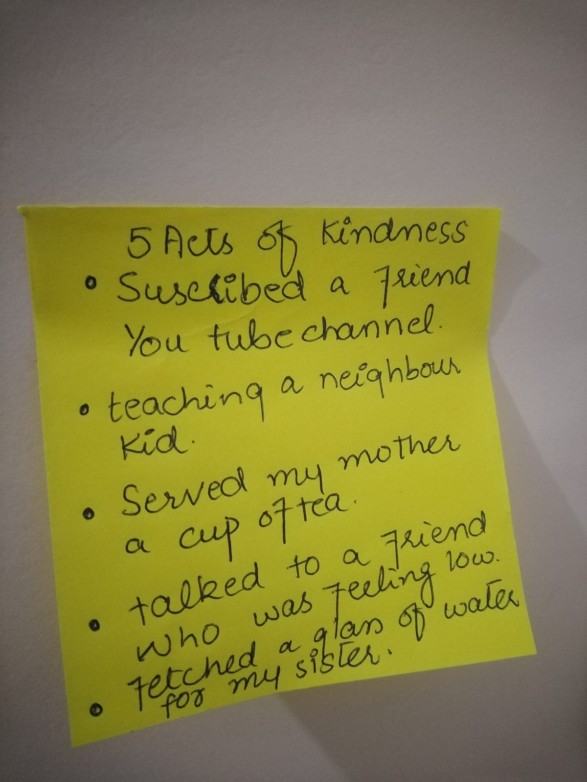 Kindness is a word we all heard and use in our daily life. by Aniqa