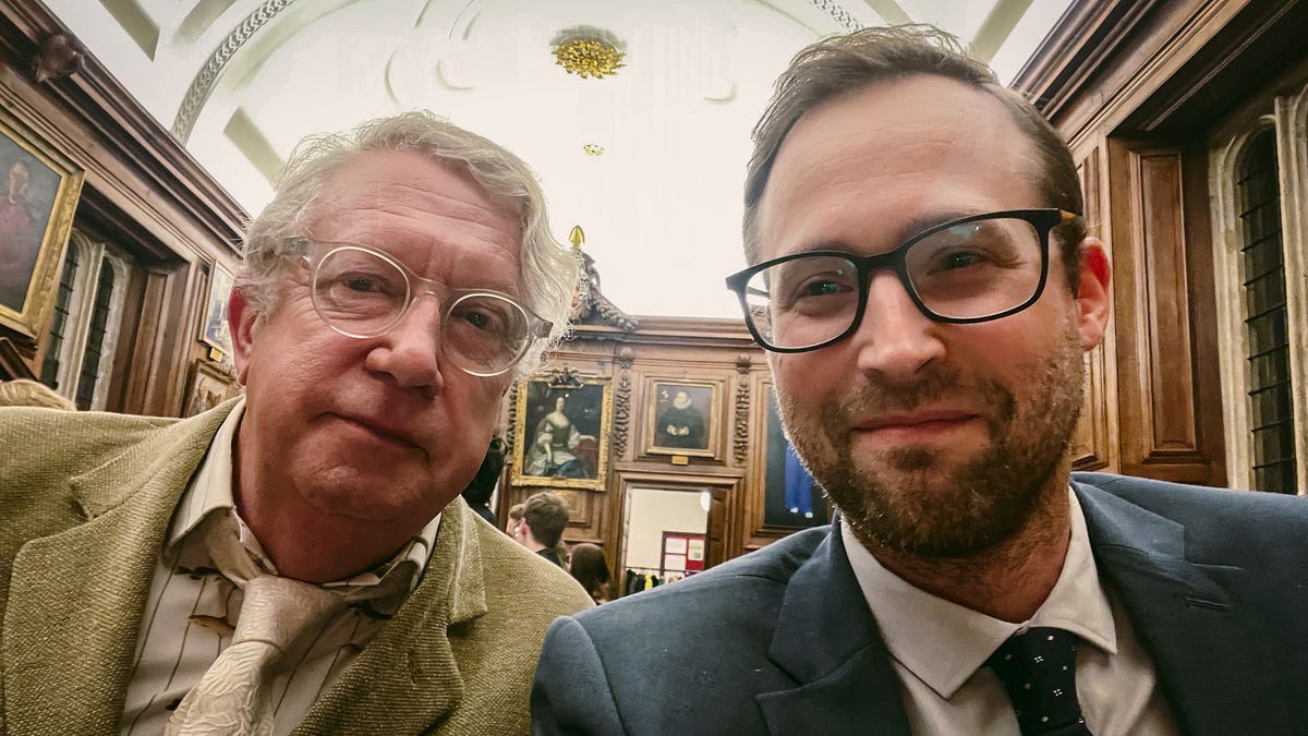 At High Table with Father Brown. A story from the set of “Surprised by