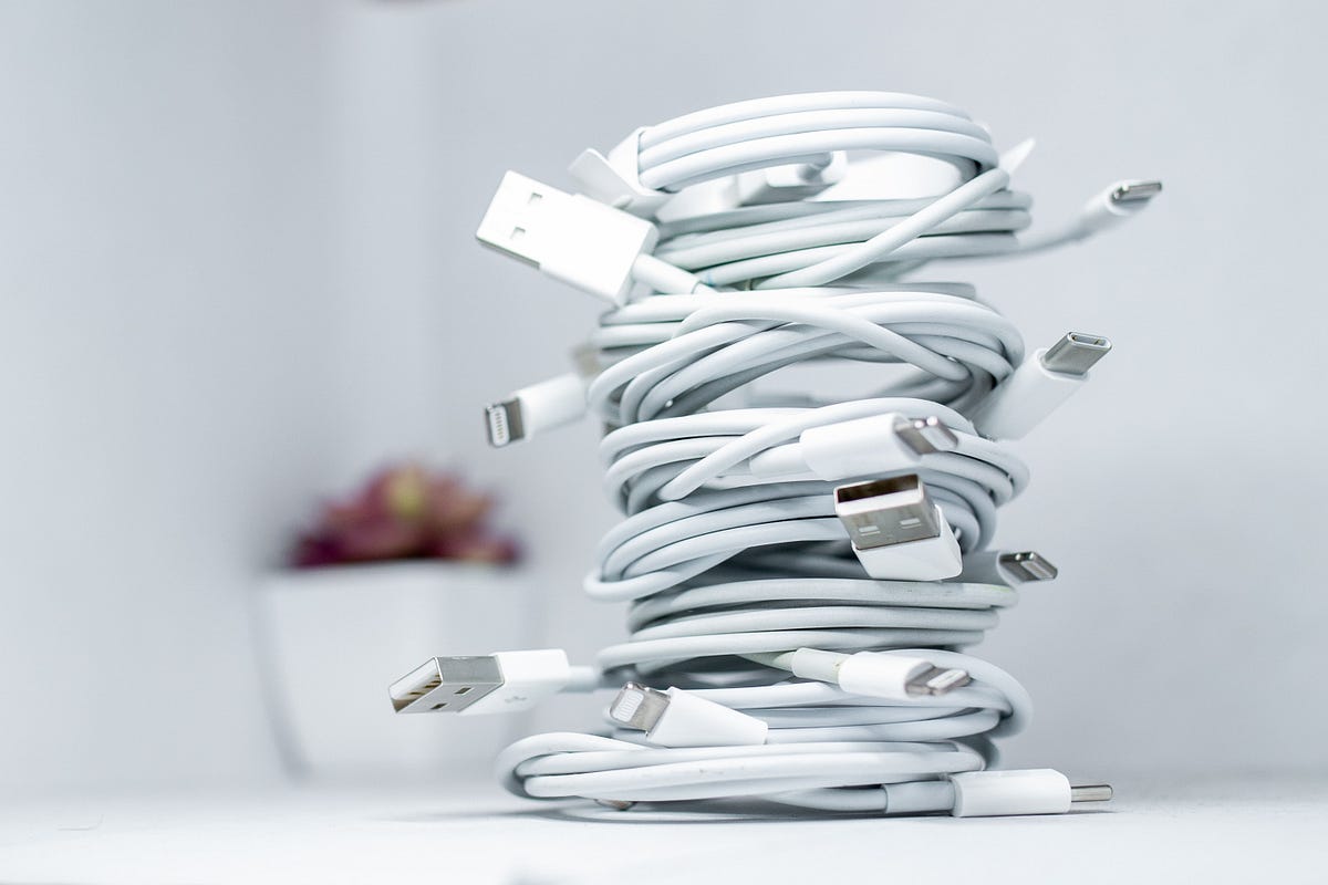 How to organize your charging cables by Michelle March Medium