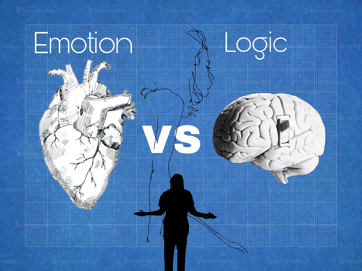 The Difference Between Using Logic Versus Emotion by Meghan Madness