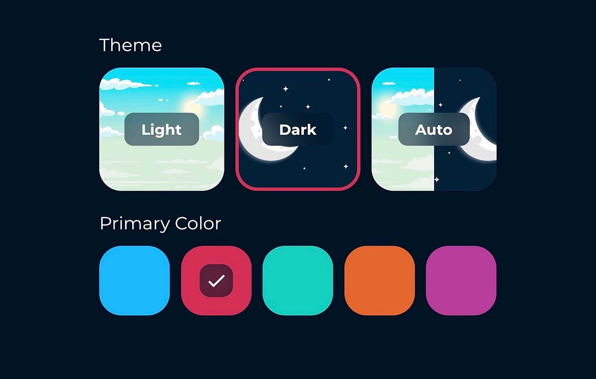 Create a Theme and Primary Color Switcher For Your Flutter App Using