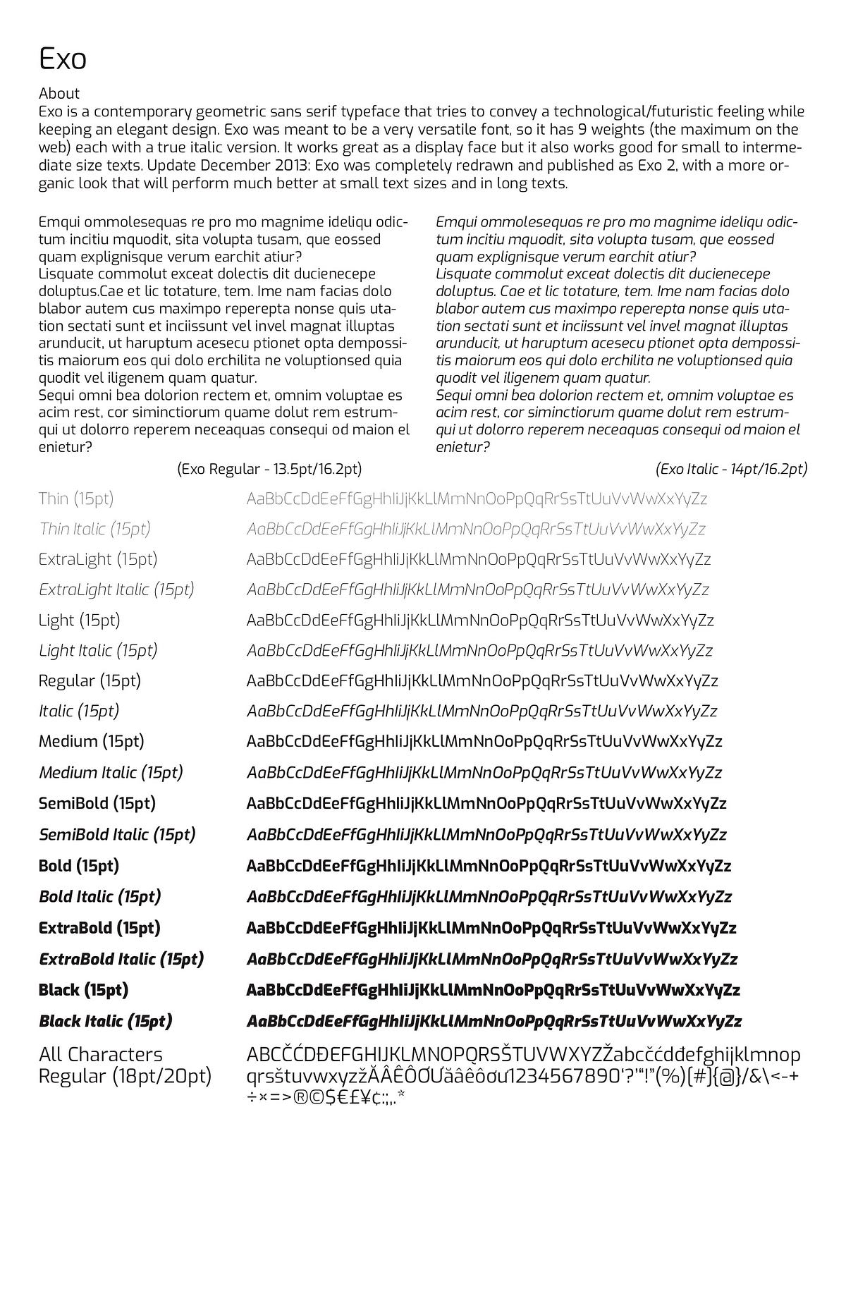 Prompt — Type Specimen. Description by Maria Viglianti Medium