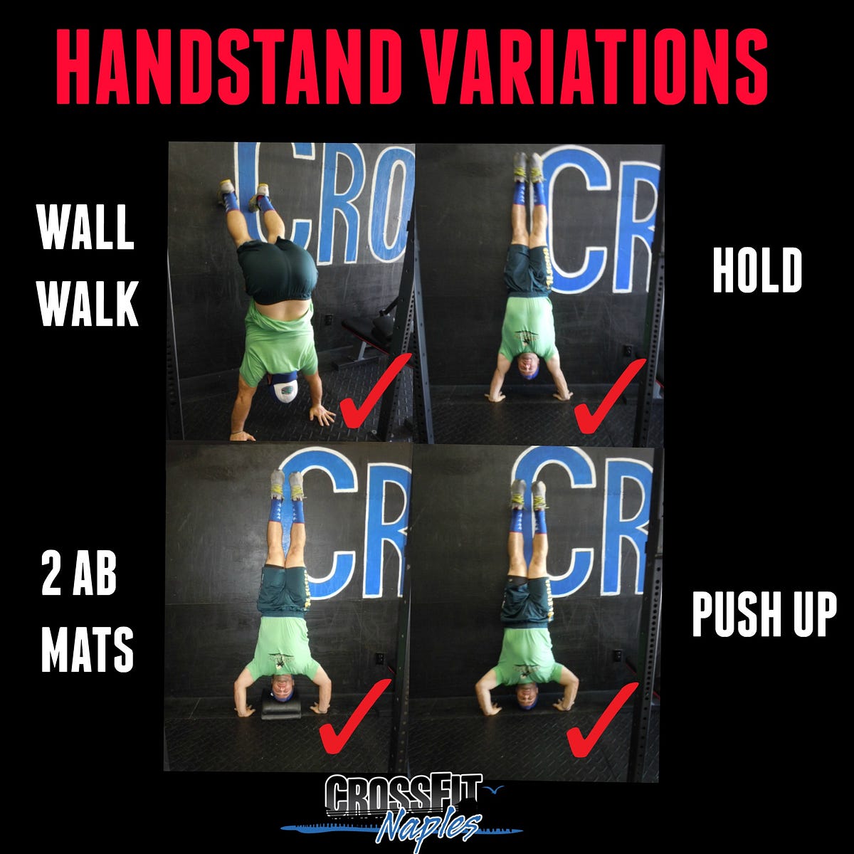 4 Progression to the handstand pushup by Mario Ashley Medium