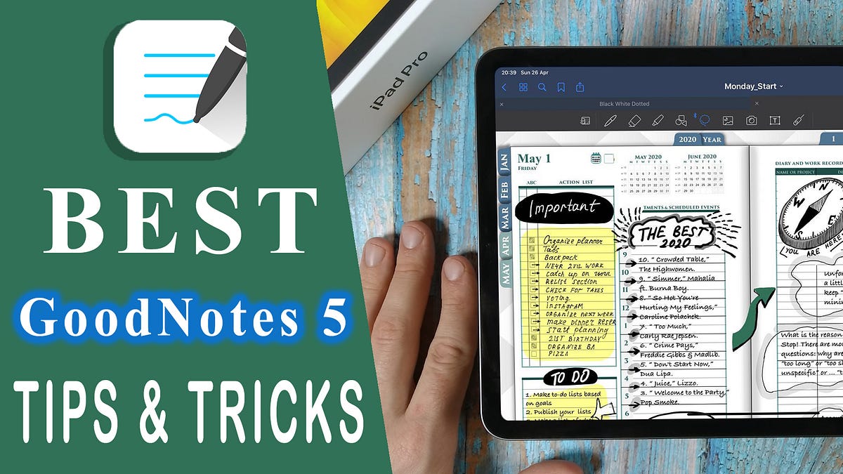 GoodNotes 5 Tips and Tricks for Digital Planning and Notetaking with