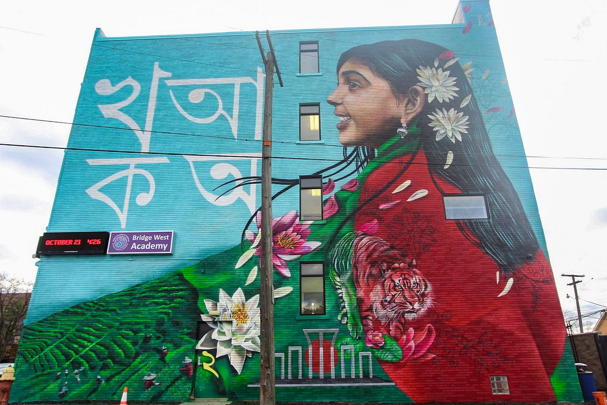 Putting Bangladesh on the Wall — A community celebrates identity by