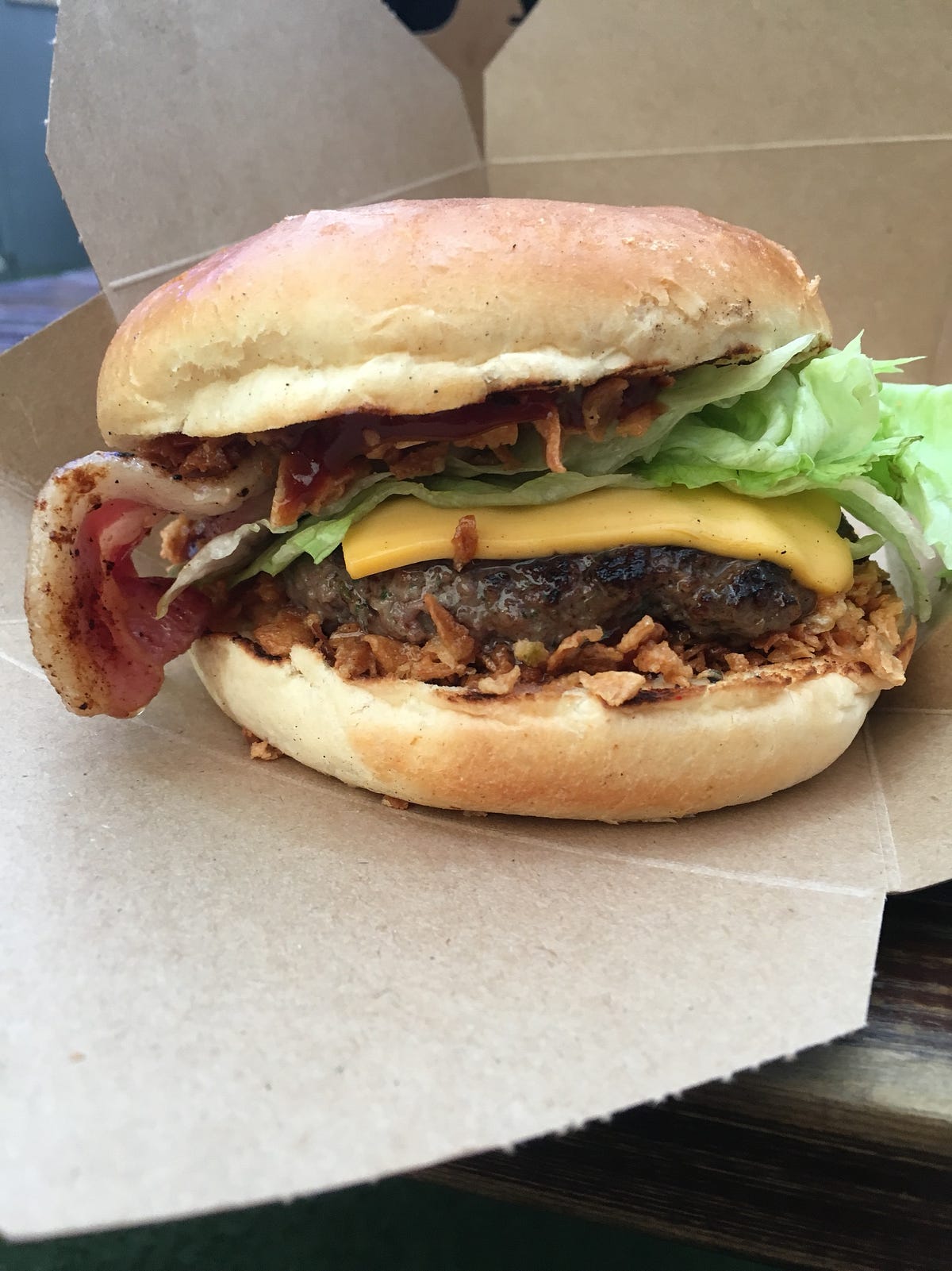 City Burgers Vauxhall Street Food Garden Smokin’ Barrel by