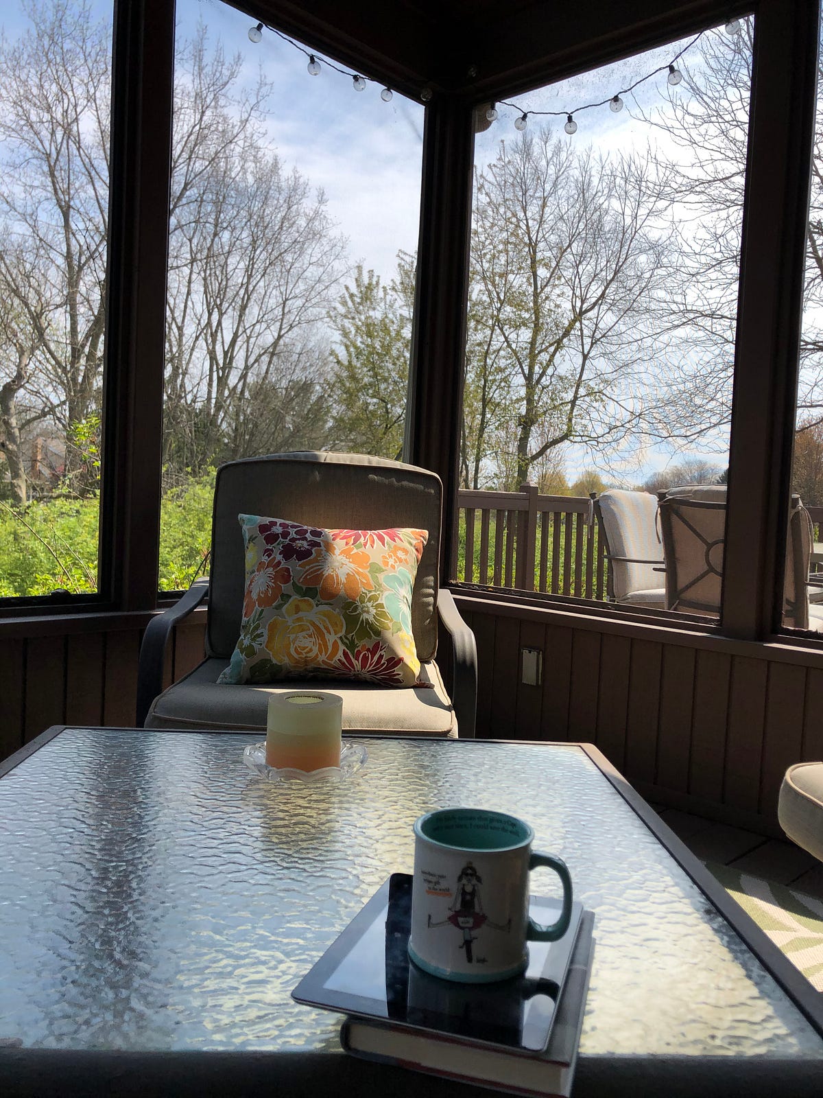 Saturday morning musings…. Sitting on my porch with a cup of… by Jen