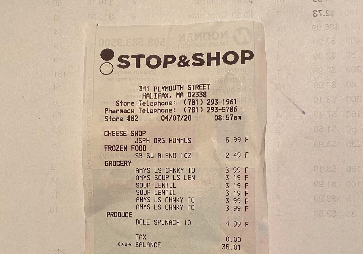 Why Can’t We Have Better Receipts? by Anthony Lawrence (Pcunix