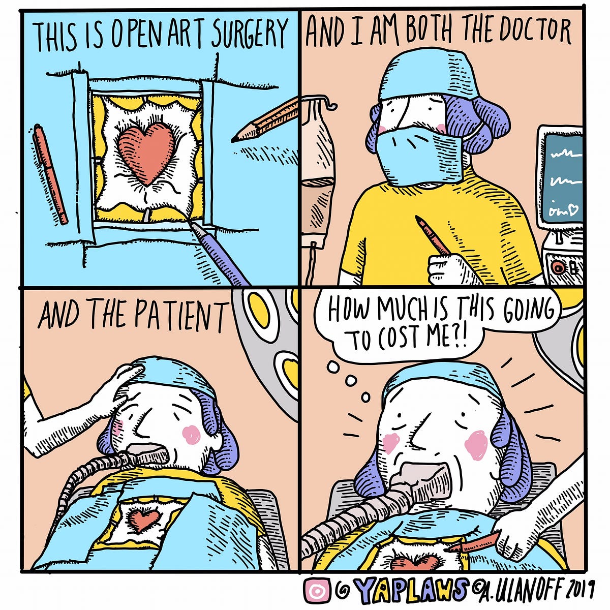Medical insurance does not cover this. by Yaplaws Comics Medium