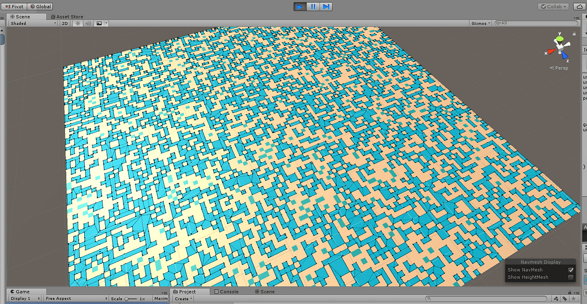 Unity runtime navmesh generation. For a year or two I wanted to create