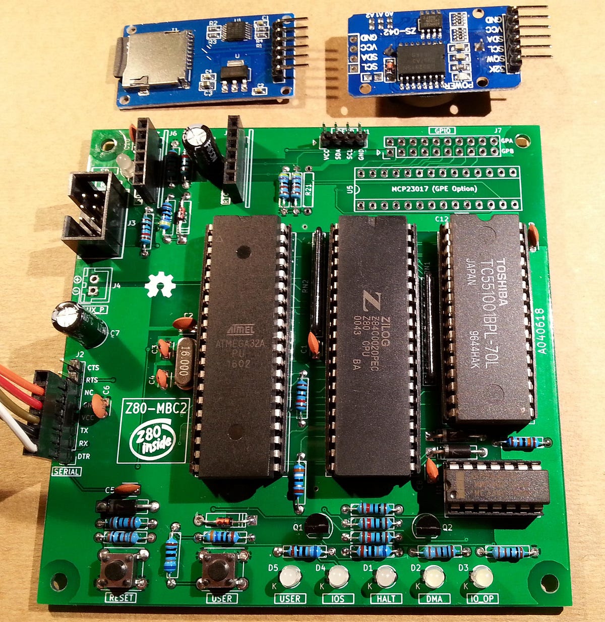 Z80MBC2 An Easy to Build Retro Z80 Computer in SBC Form