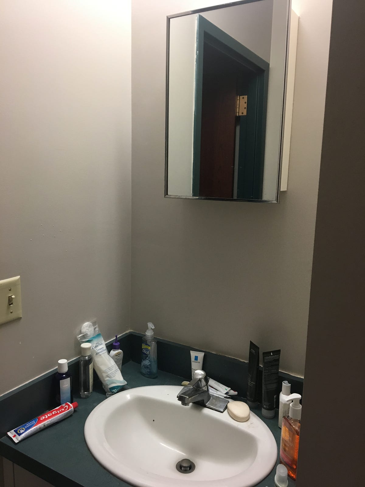 College Dorm Bathroom. This is the bathroom in my dorm. Some… by