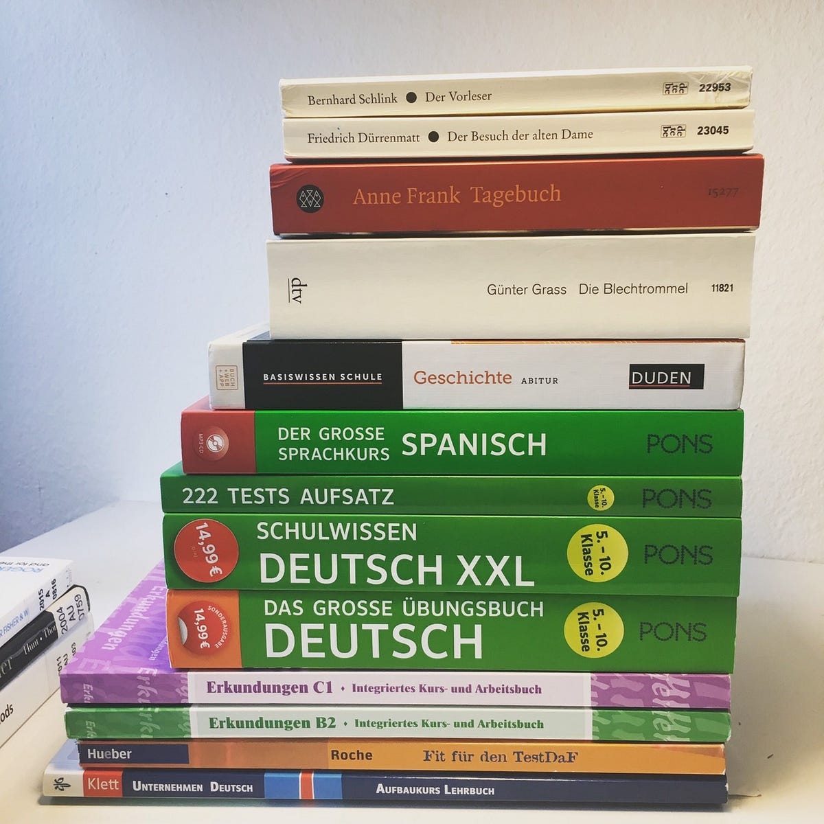 Learning German in One and a Half year (in German, English, 日本語、中文