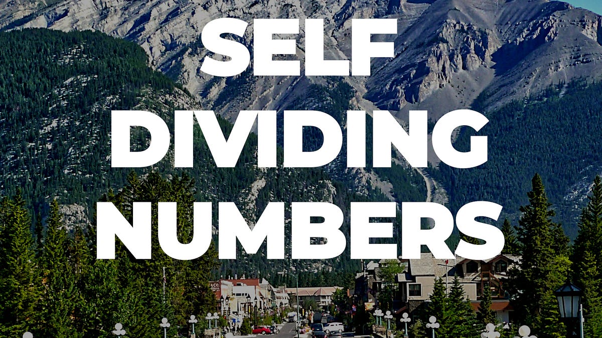 How to solve Self Dividing Numbers?