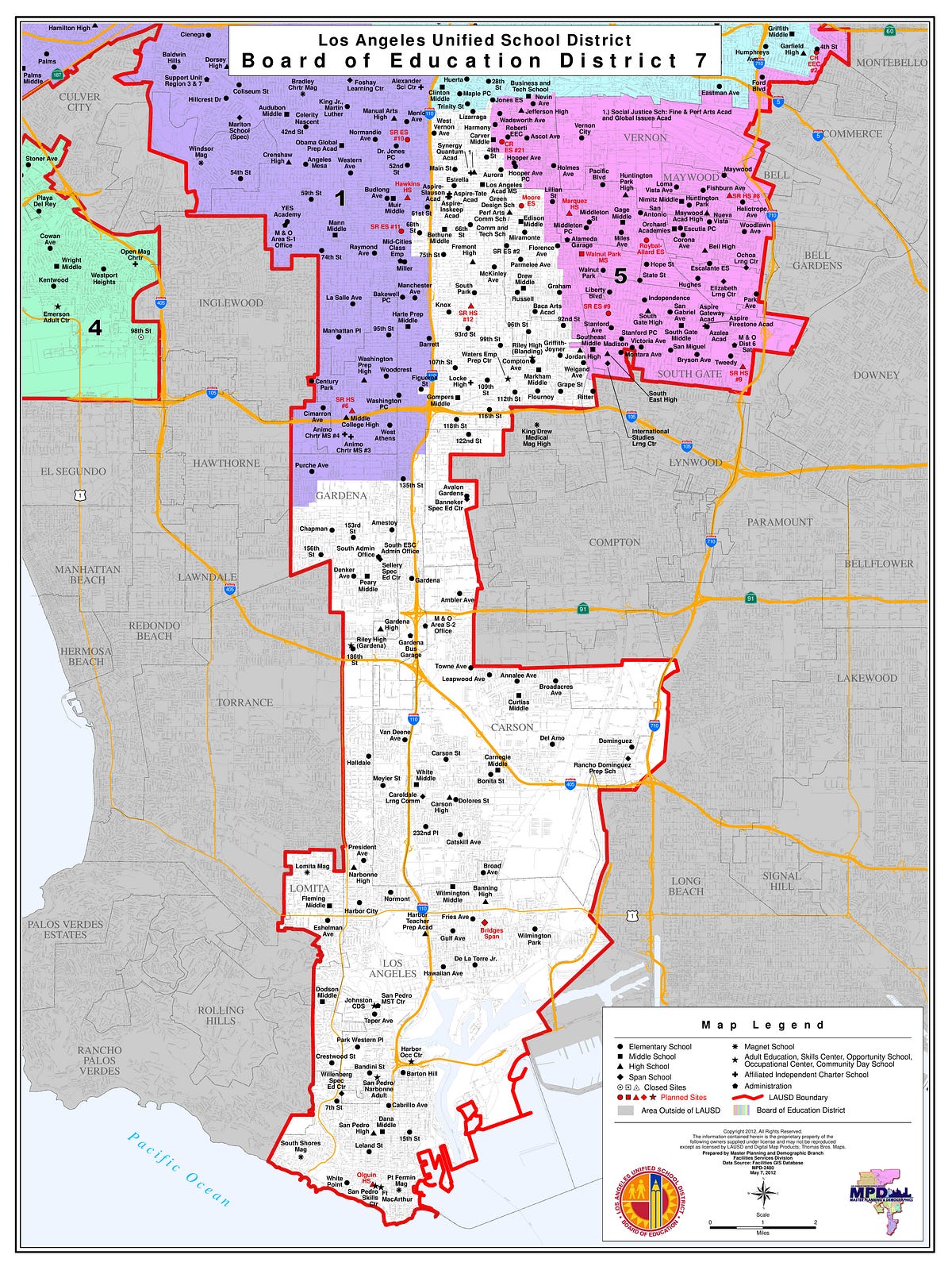 Lausd School District Map LAUSD District 7’s Open Seat. For the first time in 13 years, voters