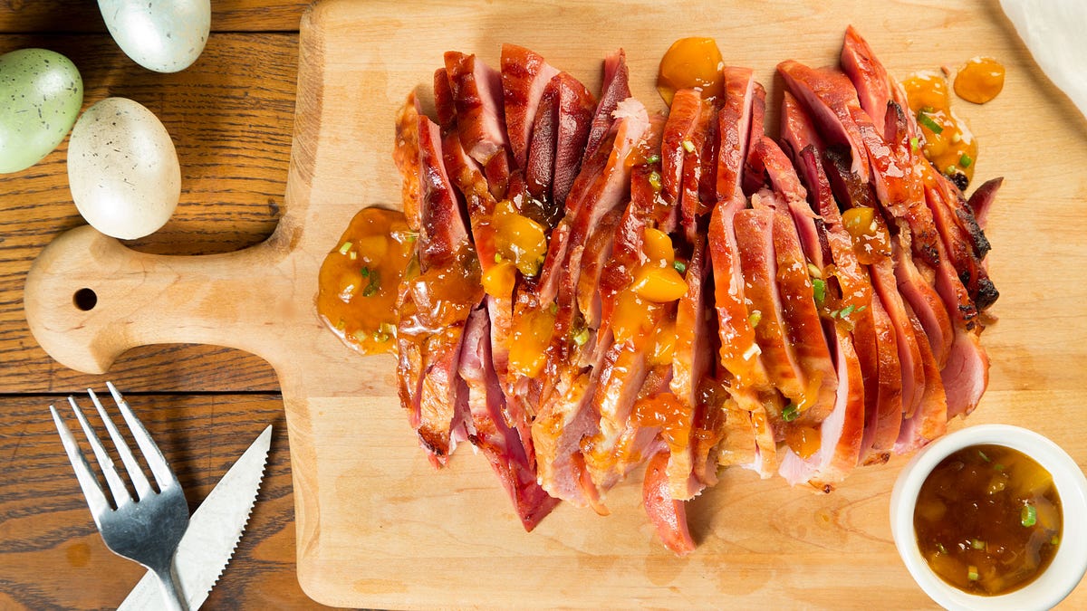Baked Ham with ApricotPeach Chutney by The Food Channel Medium