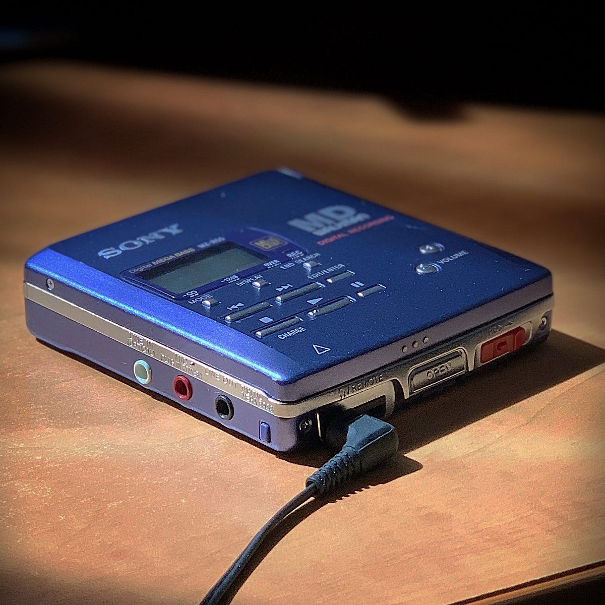 MiniDisc Retro to the Future. “Hey, is that a MiniDisc player?” asked