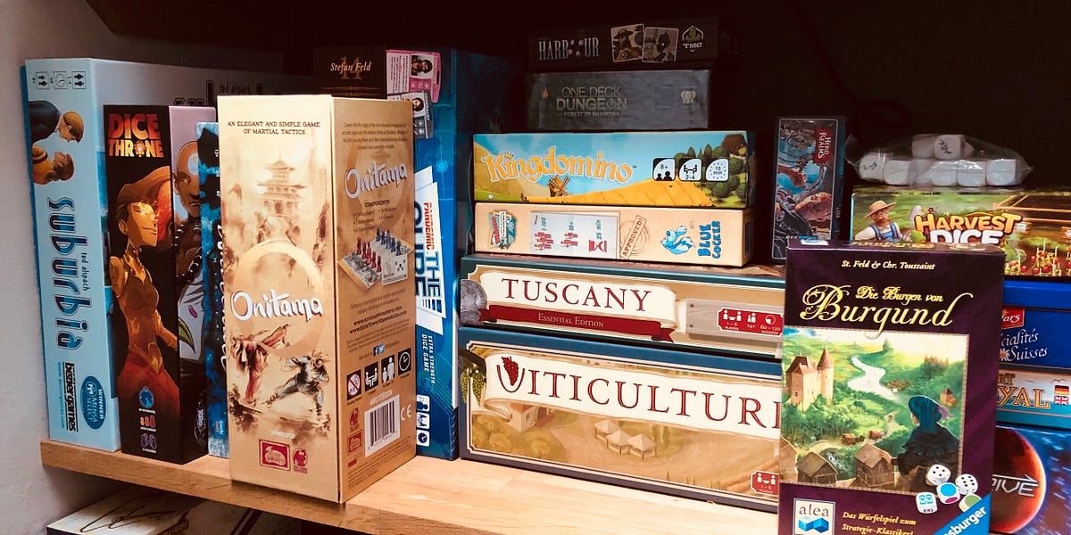 My Minimalist Board Game Collection by Board Game Minimalist Medium