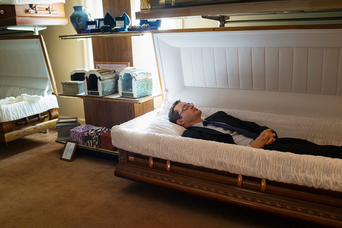 Confessions of a Mortician. Caleb Wilde wants to reacquaint us all