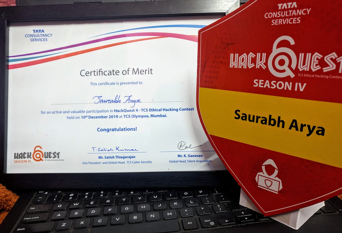 The experience of TCS HackQuest 4.0 by Saurabh Arya Medium