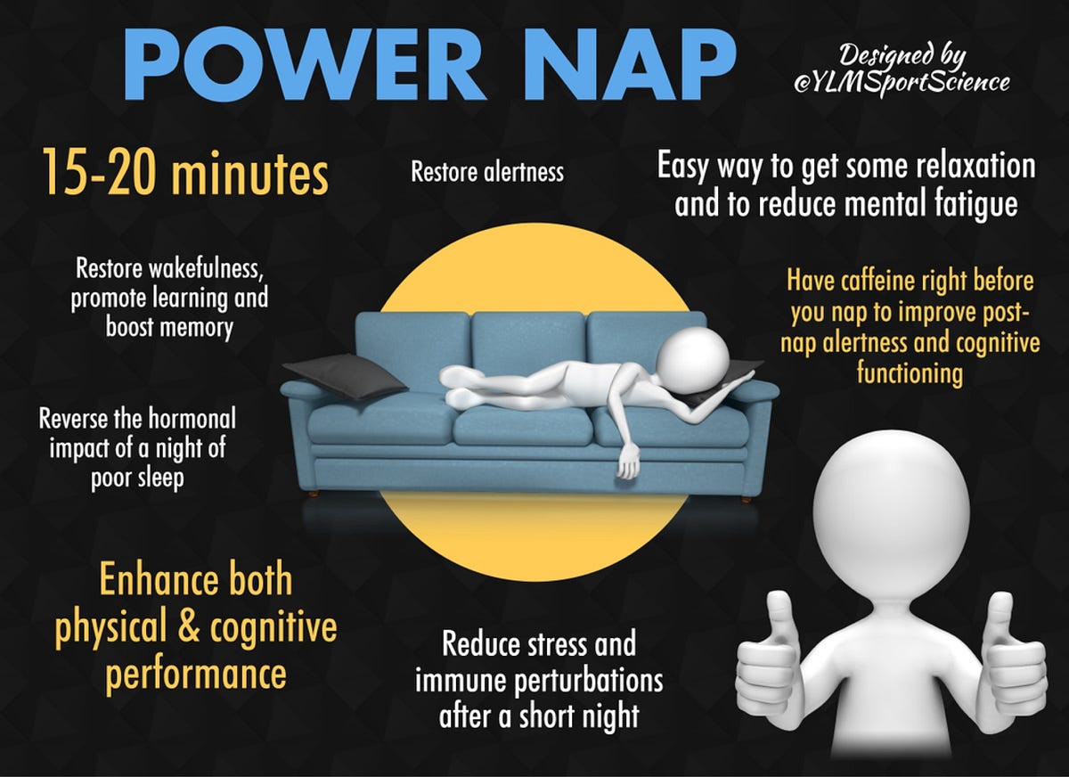 Benefits of napping!. Nanna nap without guilt. by MD Physiotherapy