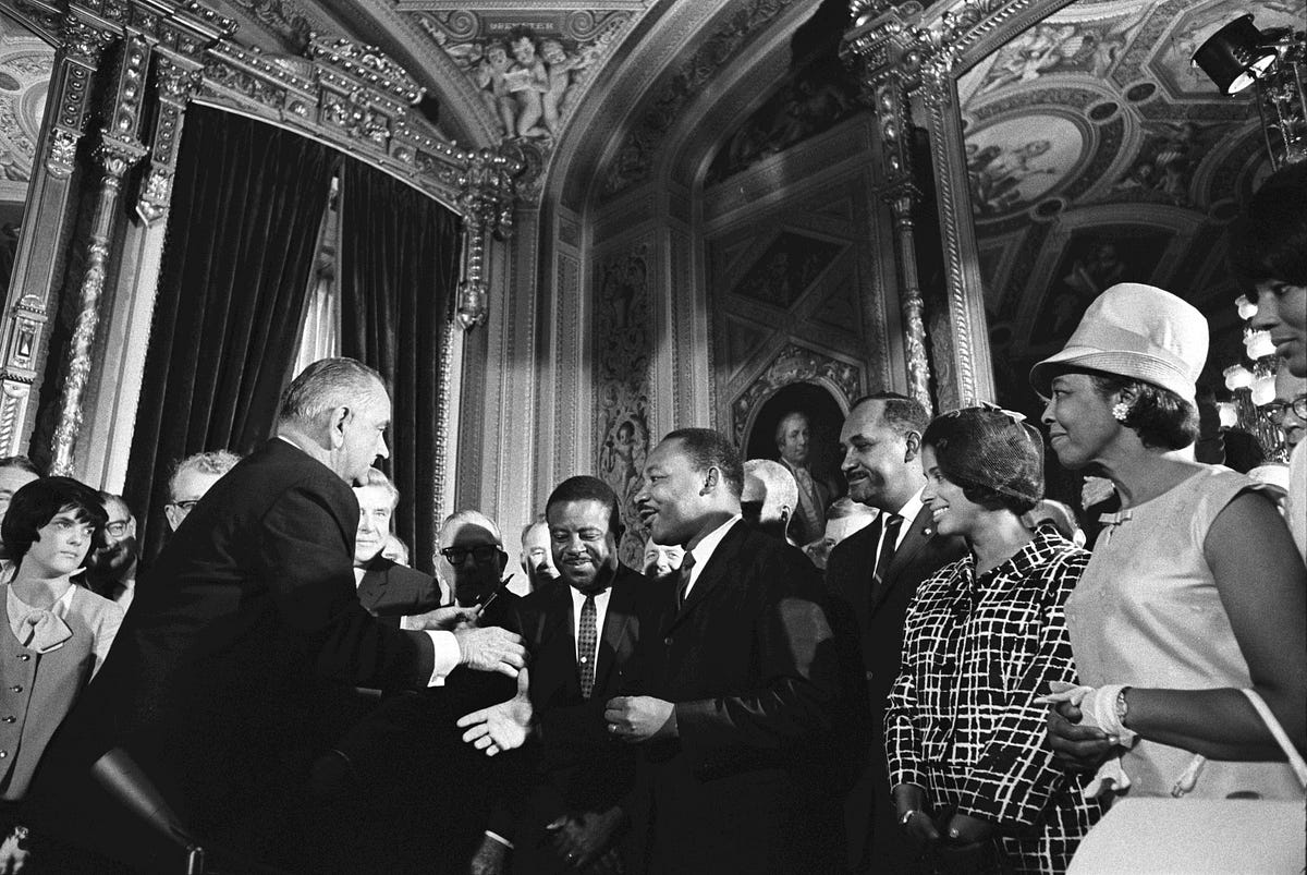 Lyndon B. Johnson Speech Before Congress on Voting Rights Act of 1965