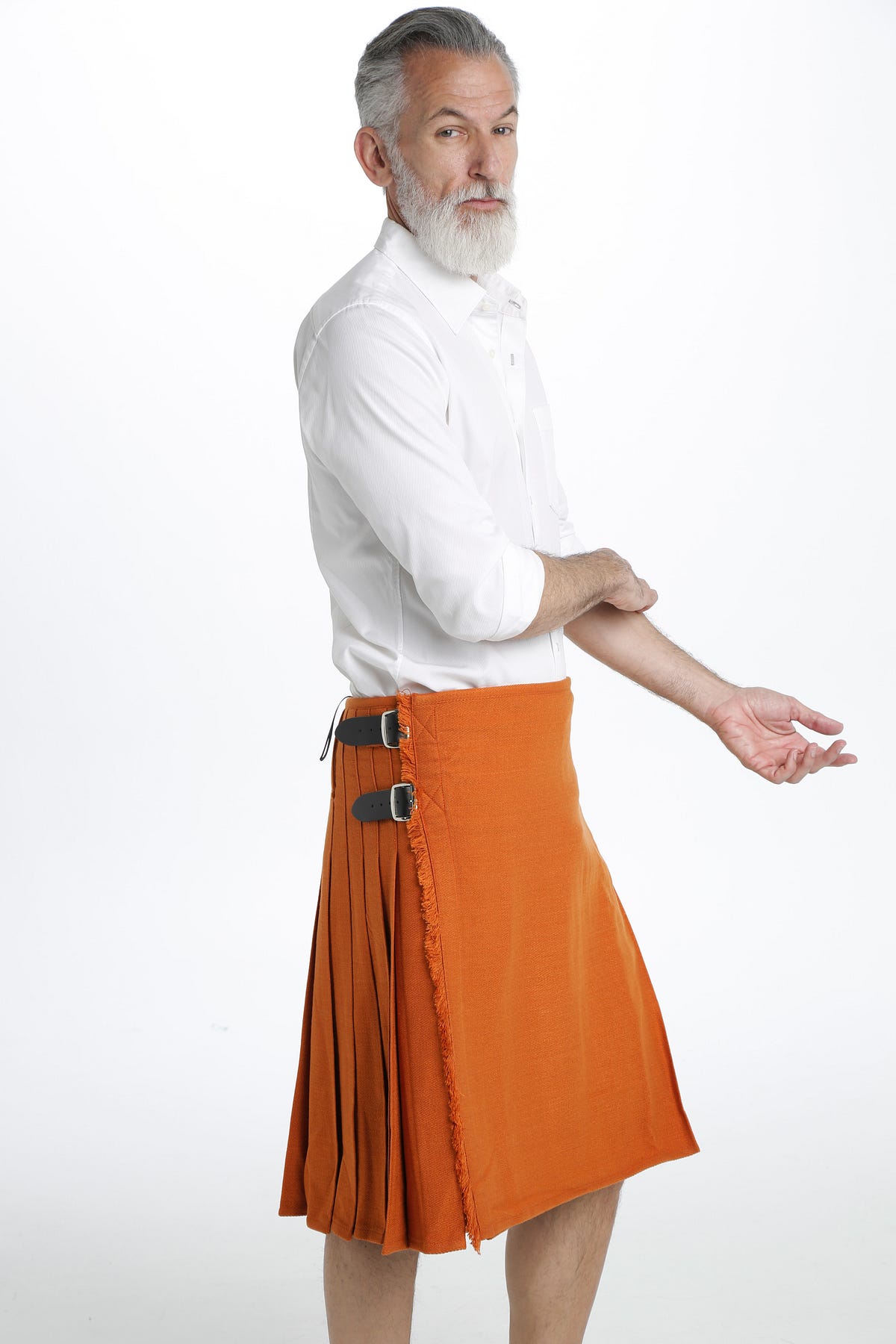 SAFFRON TARTAN KILT. Saffron Tartan The Saffron Tartan Kilt… by Hamza