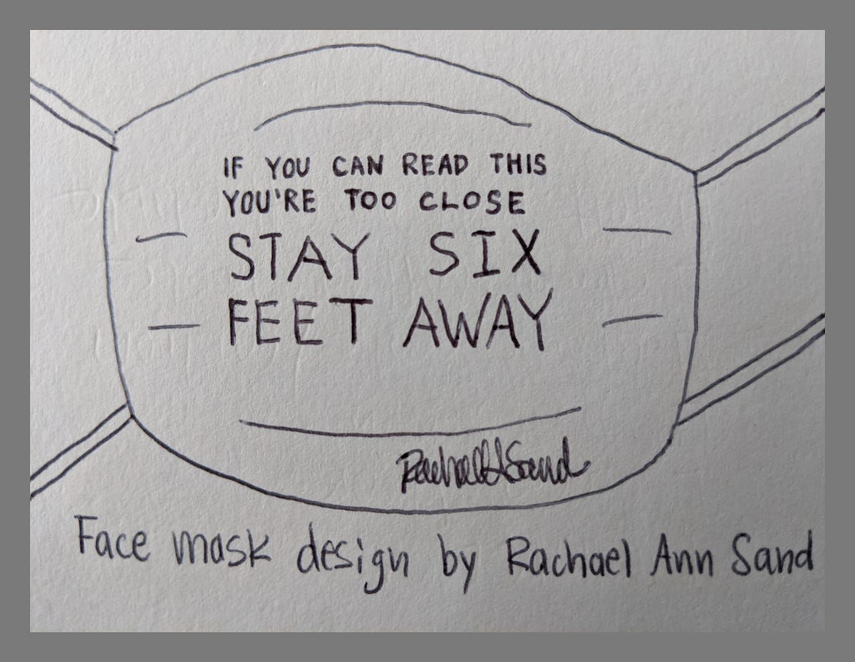 Funny Face Mask Quotes. MuddyUm Writers’ Prompt by Rachael Ann Sand