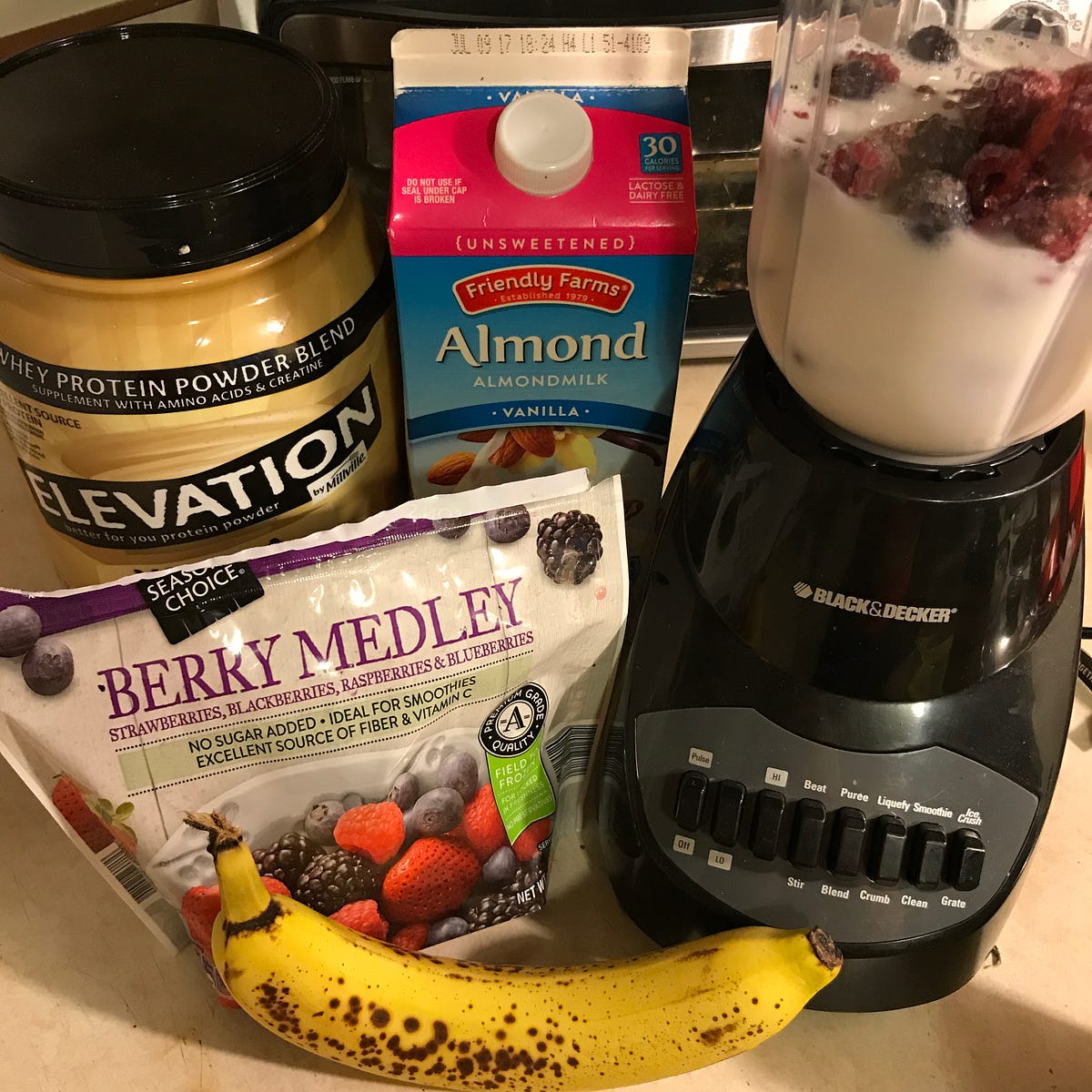 ALDI Protein Powder Smoothie. ALDI Shopping List by ALDI Health Medium