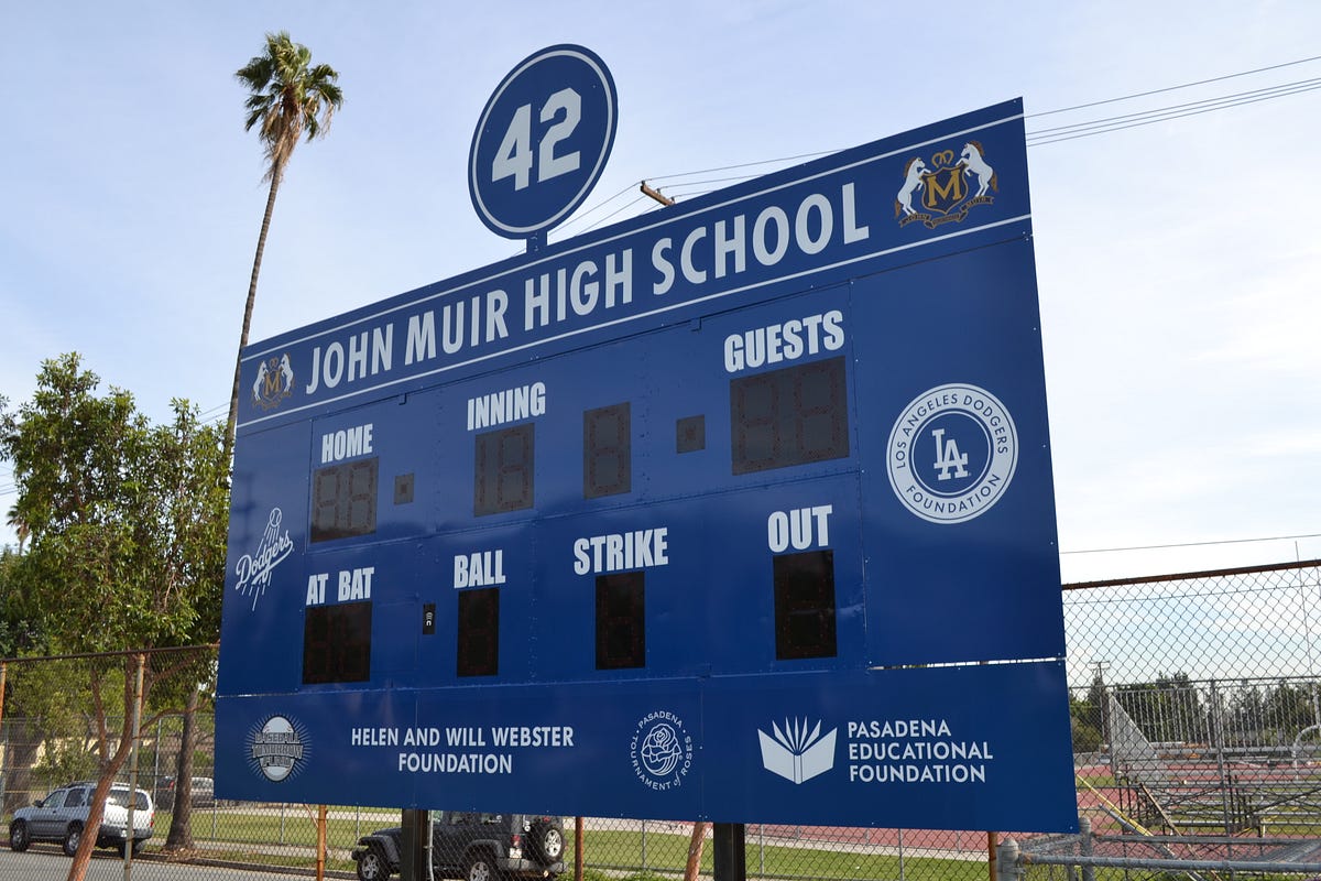 Baseball Field Restored at Jackie Robinson’s Alma Mater by Nick