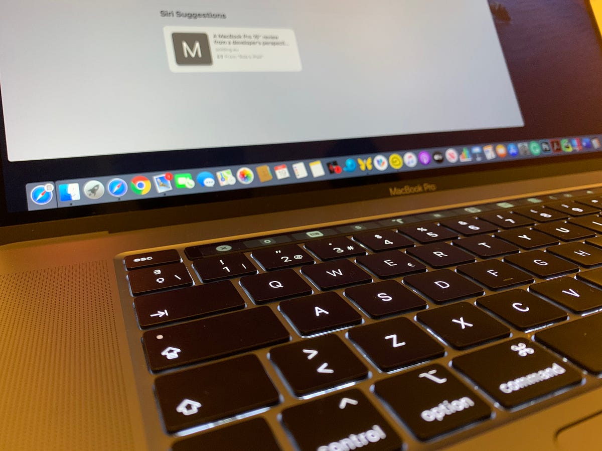 MacBook Pro 16” review from a developer’s perspective