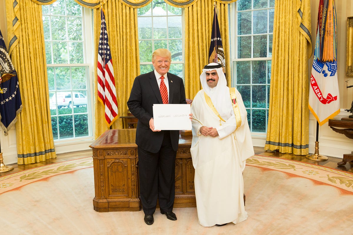 Ambassador of the Kingdom of Bahrain Presents Credentials to US