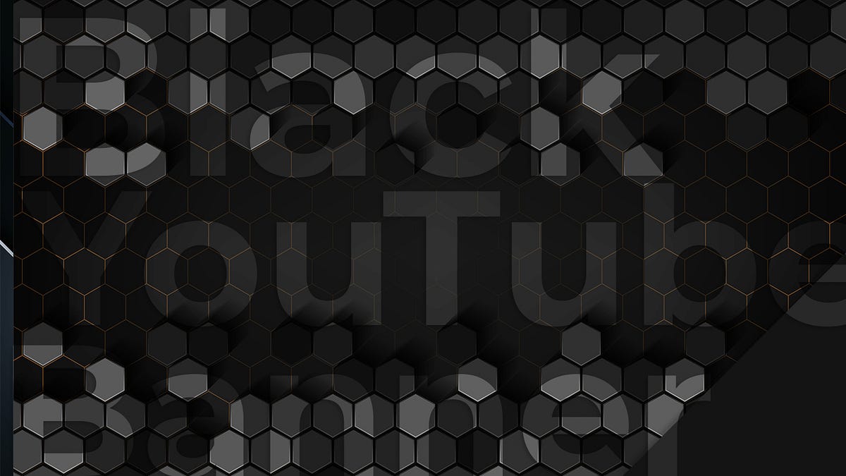 Best Black YouTube Banner (Ultimate Guide) Medium