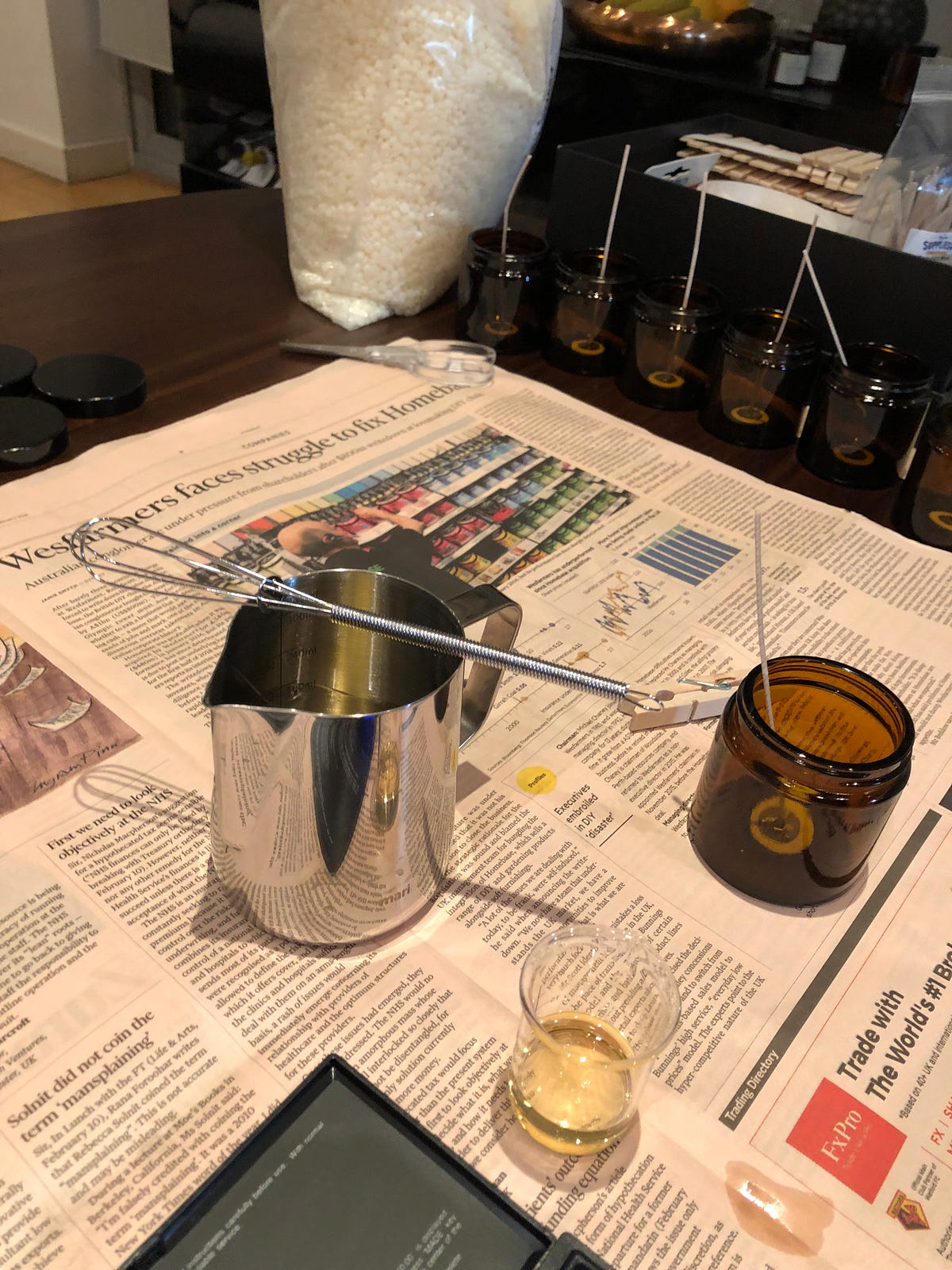 What equipment do you need to start making candles? by Matthew Ford