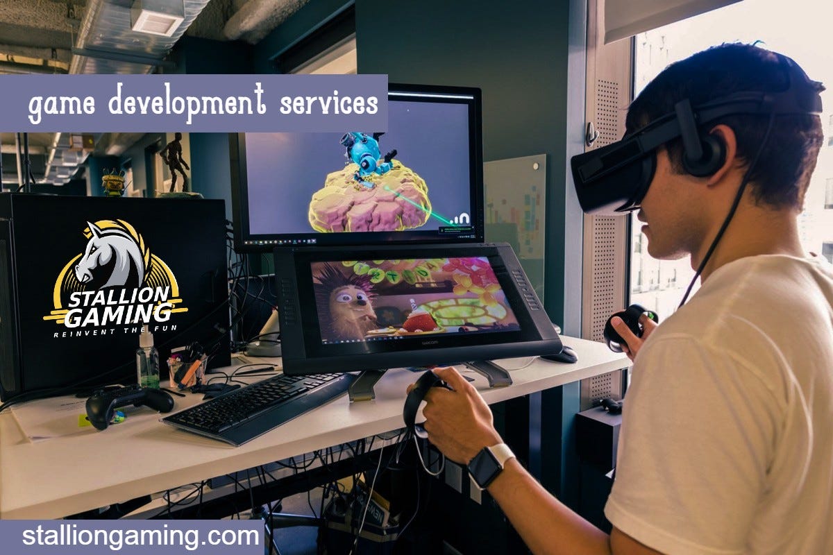 Game development services. “Game development services” is