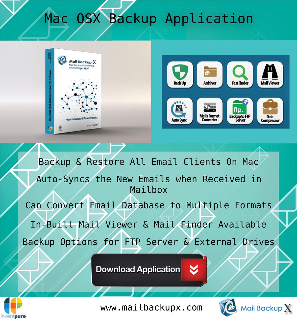 Backup your Apple Mail Emails with the Mail Backup X by Mail Backup X