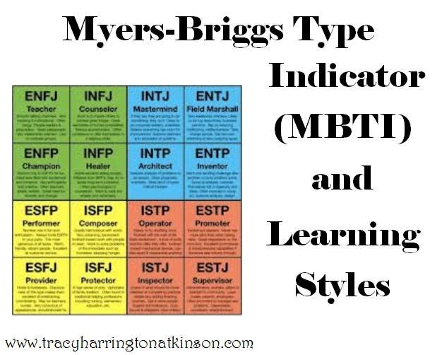 Myers Briggs Type Indicator (MBTI) Learning Styles by Tracy Atkinson