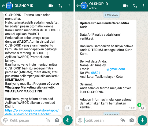 Menggunakan API WhatsApp Send untuk Kebutuhan Notifikasi by