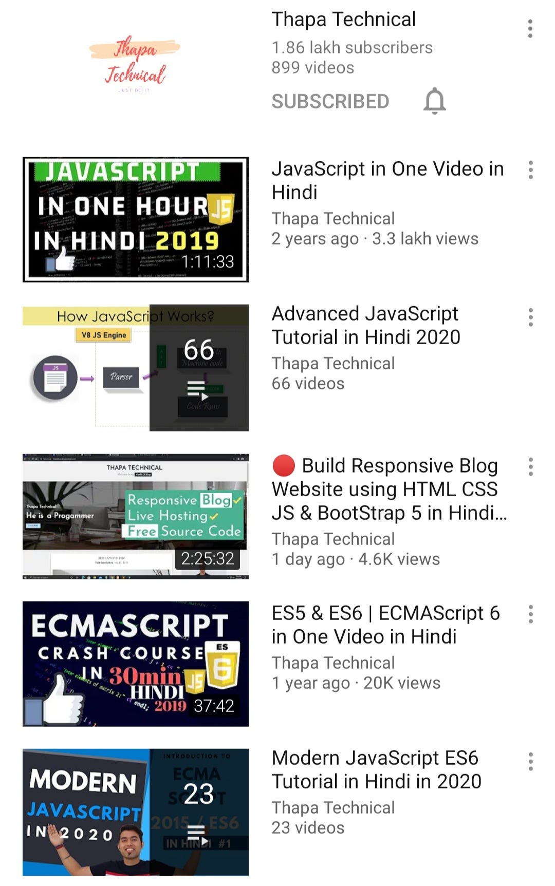 10 Best Youtube Channels For Learning Javascript. by Abhishek Rawe
