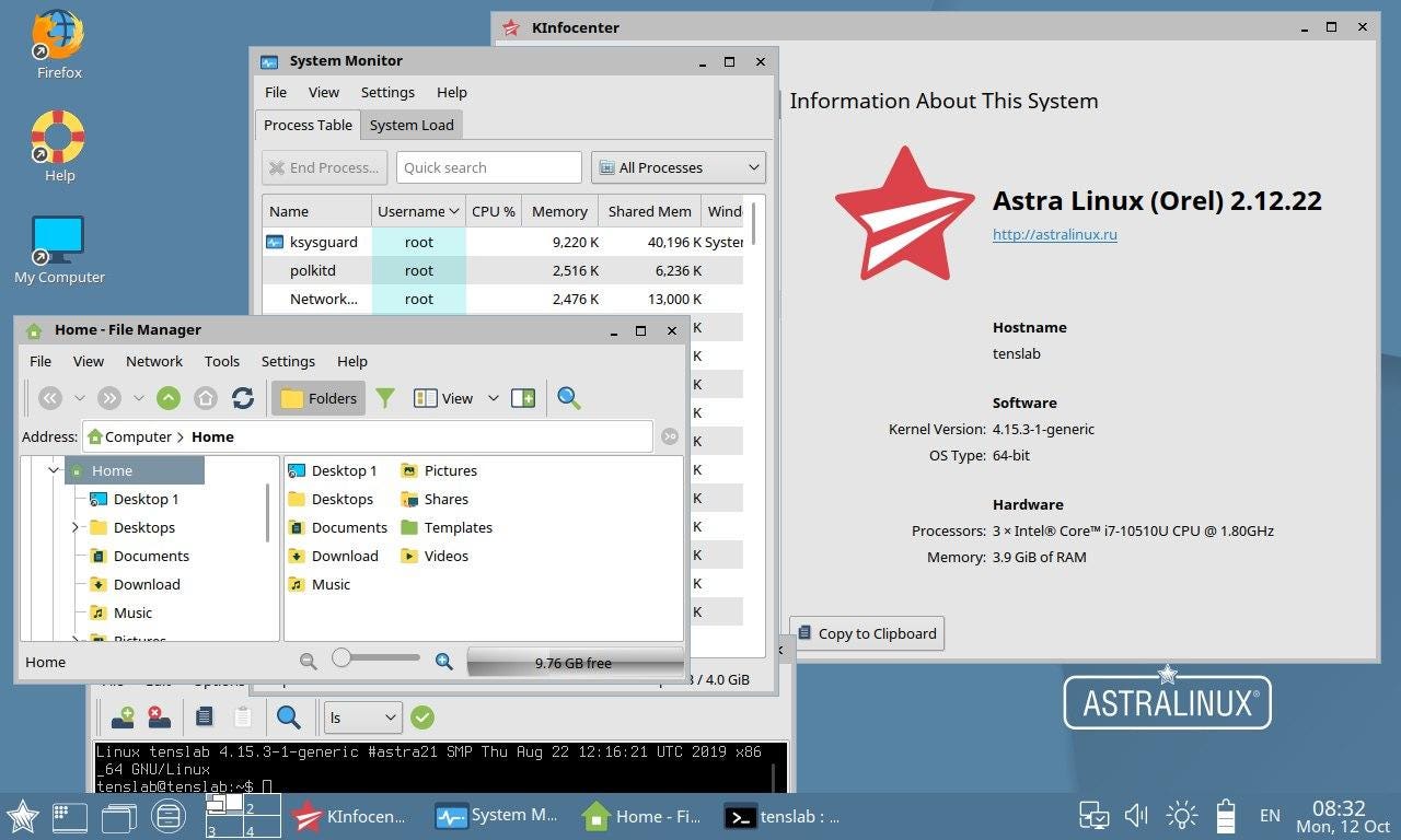 Astra Linux — a quick review. Astra Linux is a Debian based Linux… by