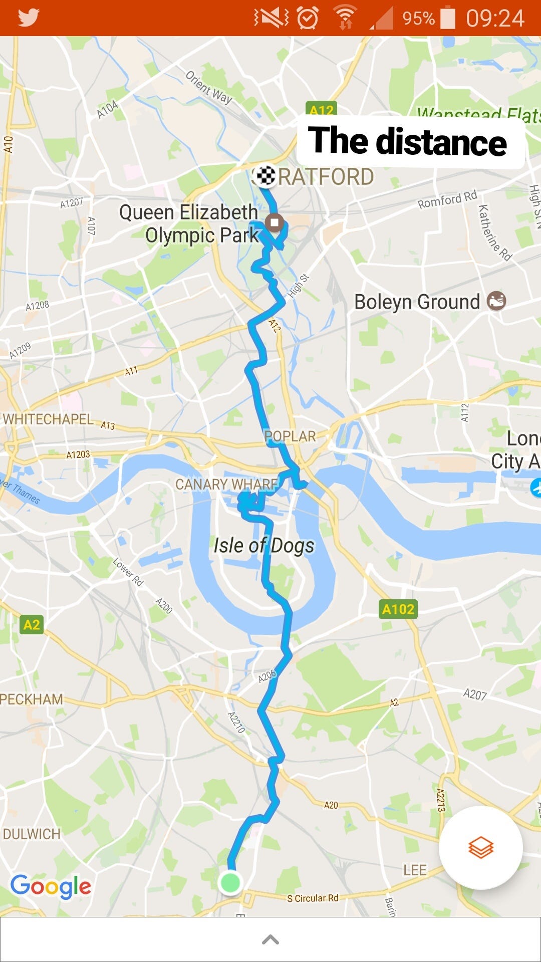 I ran 11 miles. Yesterday, I ran 11 miles and I’m still… by Sam